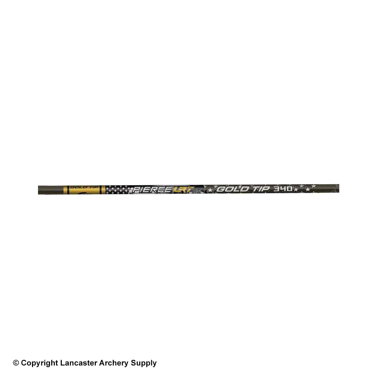 Gold Tip Pierce LRT Carbon Arrow Shaft 3 Gold Tip Pierce LRT Carbon Arrow Shaft