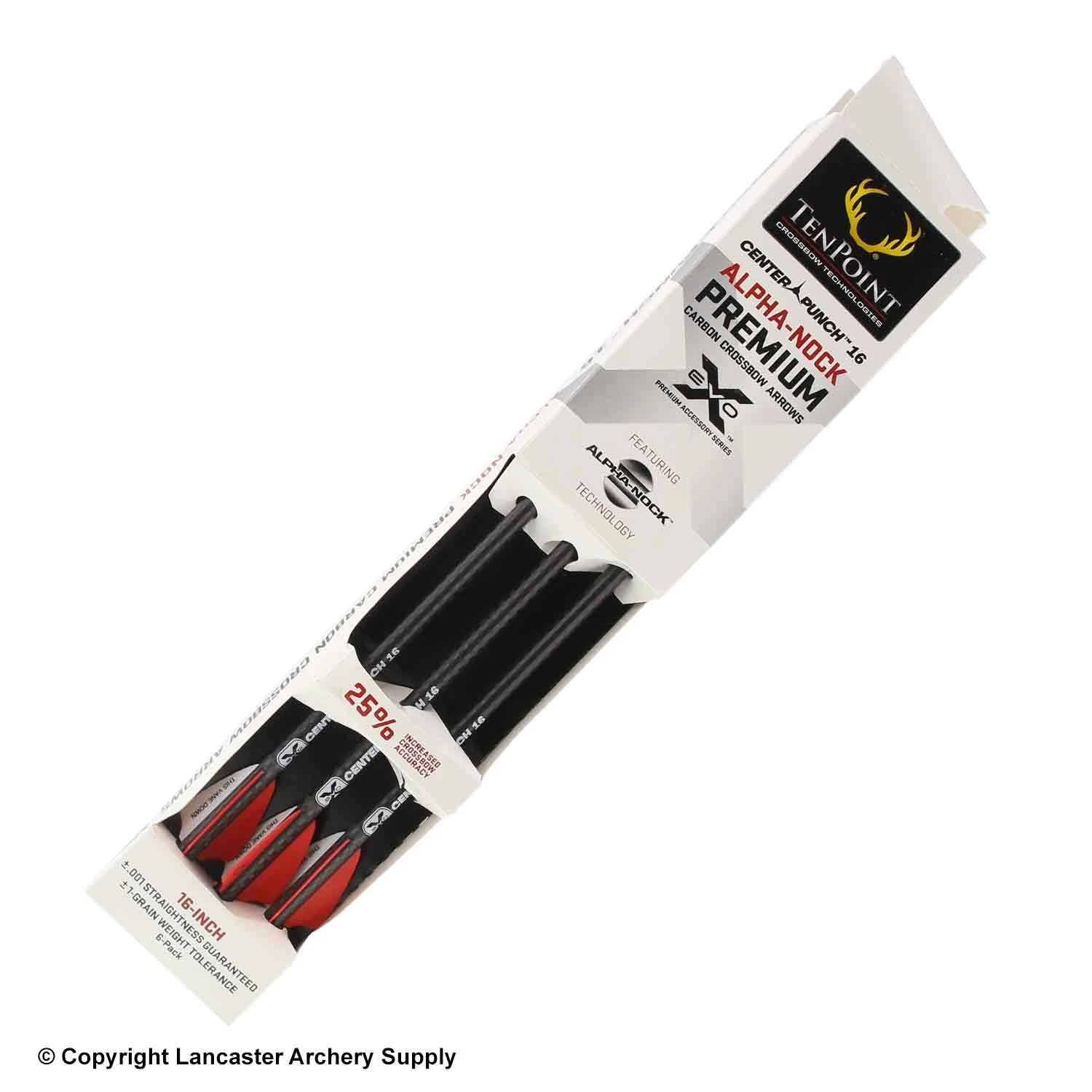 TenPoint EVO-X CenterPunch Crossbow Arrows W/ Alpha-Nocks (Open Box X1032987) 3 TenPoint EVO-X CenterPunch Crossbow Arrows W/ Alpha-Nocks (Open Box X1032987)